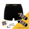 Women's Plain Cotton Boxer Shorts Subscription - Monthly (Free Socks + Free Delivery!)