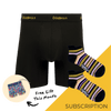 Men's Plain Bamboo Boxer Shorts Subscription - 12 Month Prepaid (Free Socks + Free Delivery!)