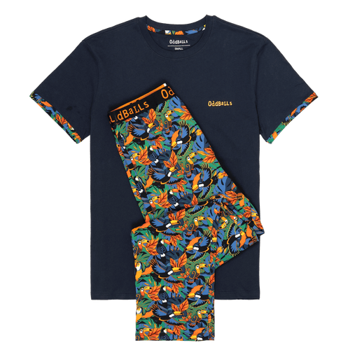 Paradise - Men's Long Pyjamas Set (T-Shirt & Trousers)