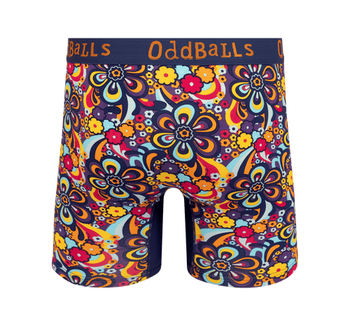 Peace and Love - Mens Bamboo Boxer Shorts