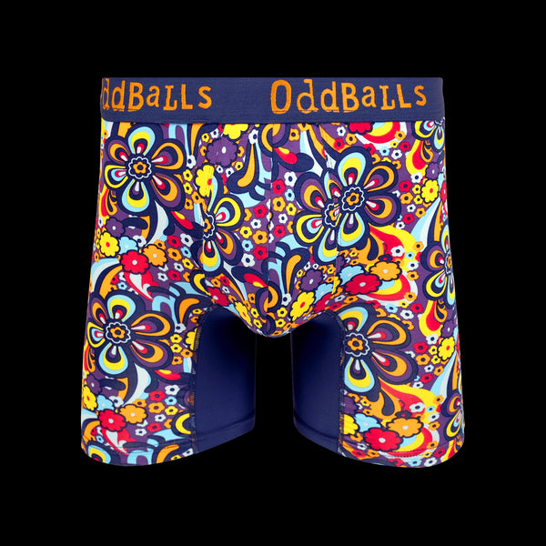 Peace and Love - Mens Bamboo Boxer Shorts