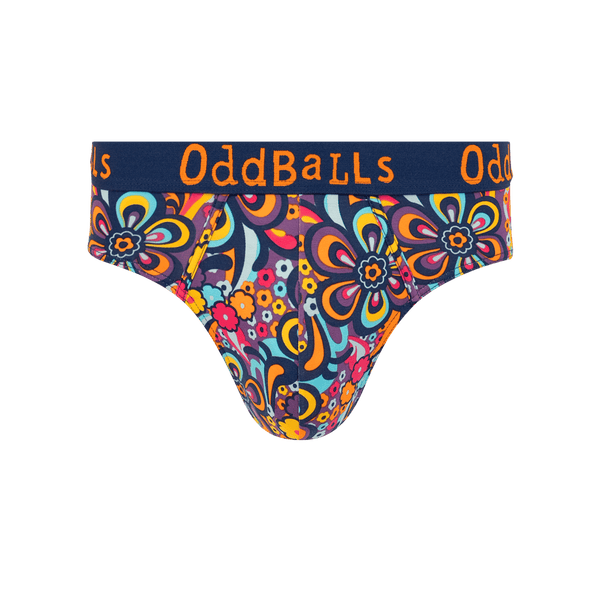 Peace and Love - Mens Cotton Briefs