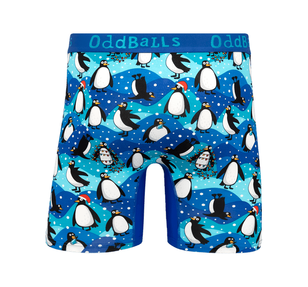 Penguins - Mens Bamboo Boxer Shorts