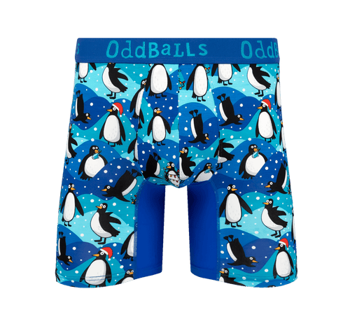 Penguins - Mens Bamboo Boxer Shorts
