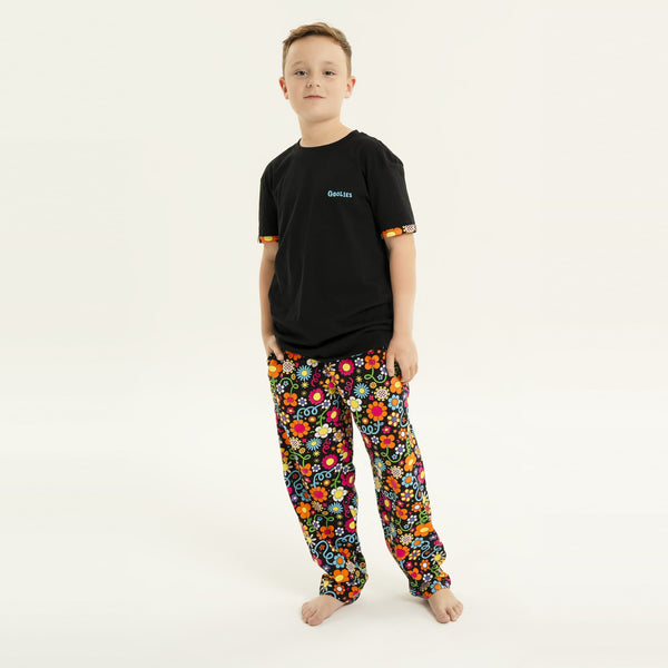 Petal Power - Kids Long Pyjamas Set (T-Shirt & Trousers)