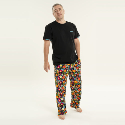 Petal Power - Men's Long Pyjamas Set (T-Shirt & Trousers)
