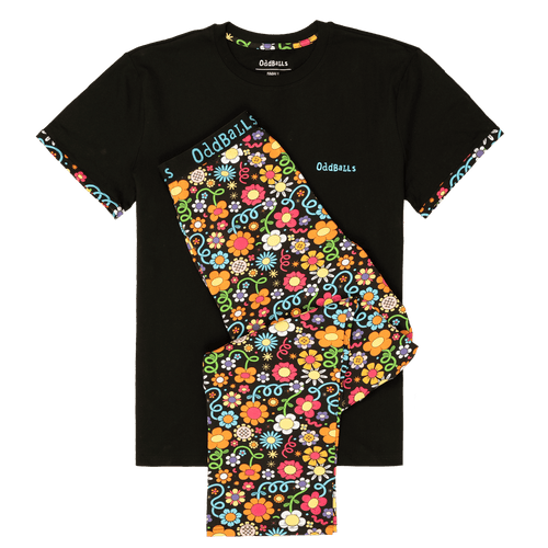 Petal Power - Men's Long Pyjamas Set (T-Shirt & Trousers)