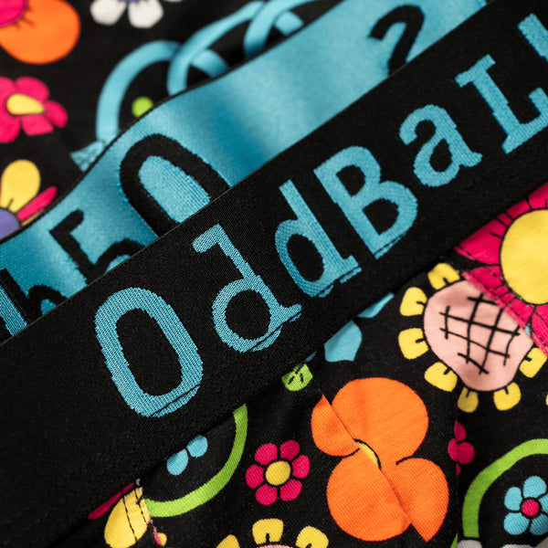 Petal Power - Ladies Bamboo Boxer Shorts