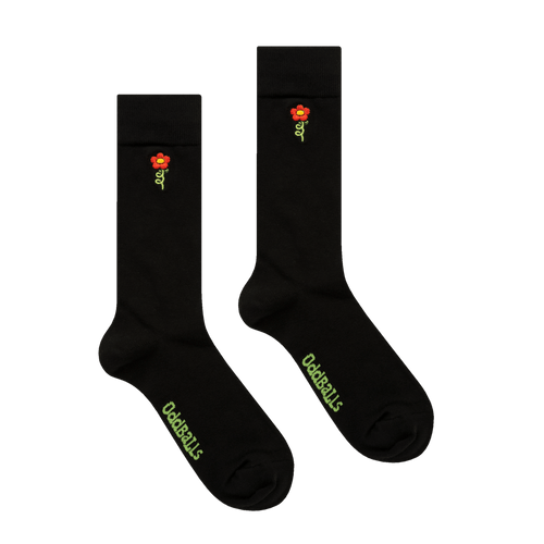 Petal Power - Embroidered Socks