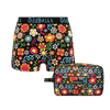Petal Power Bundle - Ladies Boxer Shorts & Matching Wash Bag