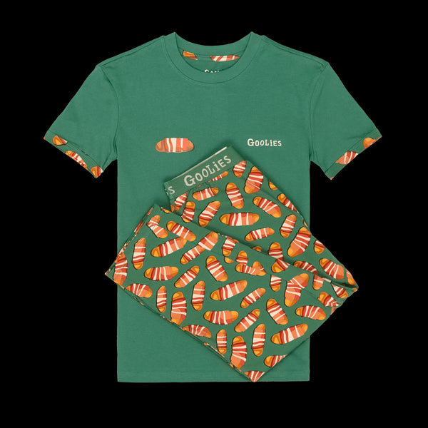 Pigs in Blankets - Kids Long Pyjamas Set (T-Shirt & Trousers)