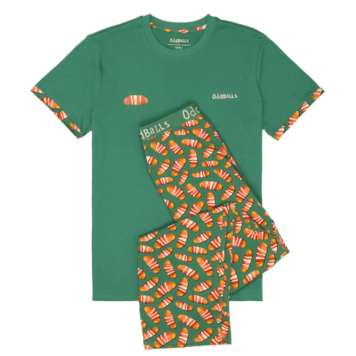 Pigs in Blankets - Men's Long Pyjamas Set (T-Shirt & Trousers)