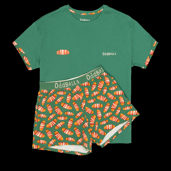 Pigs in Blankets - Women's Short Pyjamas Set (T-Shirt & Shorts)