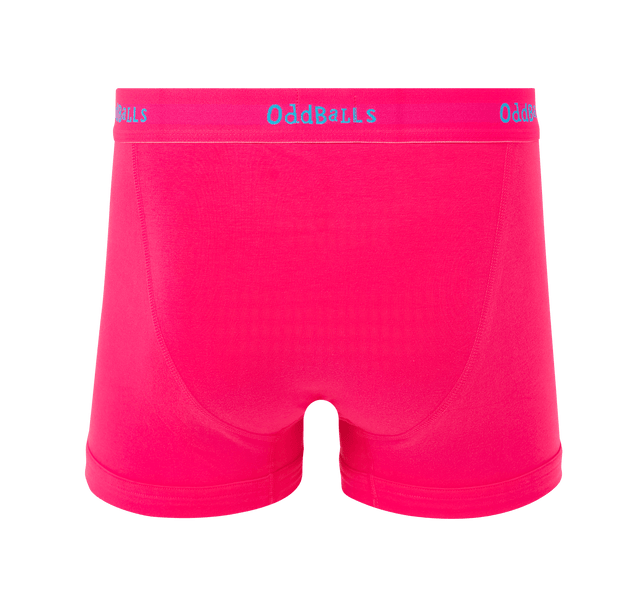 Pink/Blue - Mens Boxer Briefs