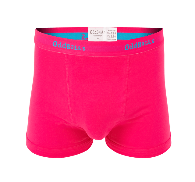 Pink/Blue - Mens Boxer Shorts