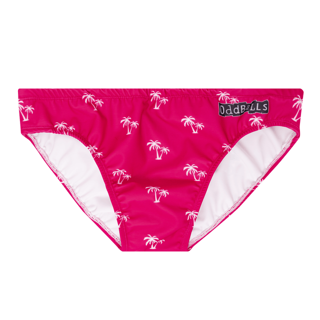 Palm Trees - Pink - Swimming Briefs