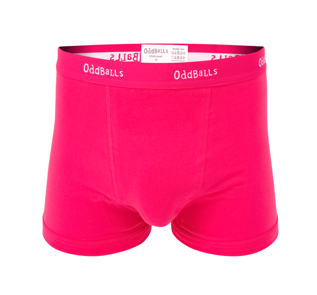 Pink/White - Mens Boxer Shorts