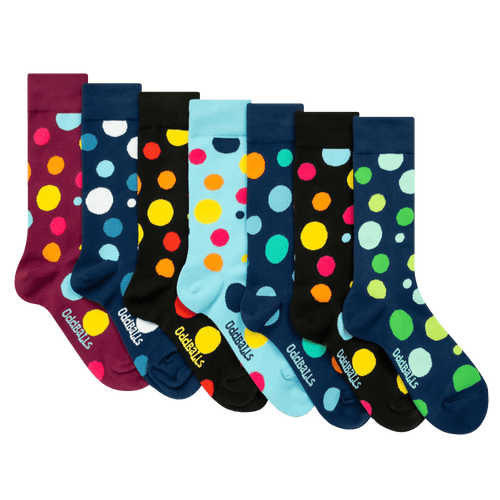 Polka Dot Bundle - 7 Pack Sock Bundle