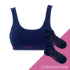 Women's Plain Bralette Subscription - Monthly (Free Socks + Free Delivery!)