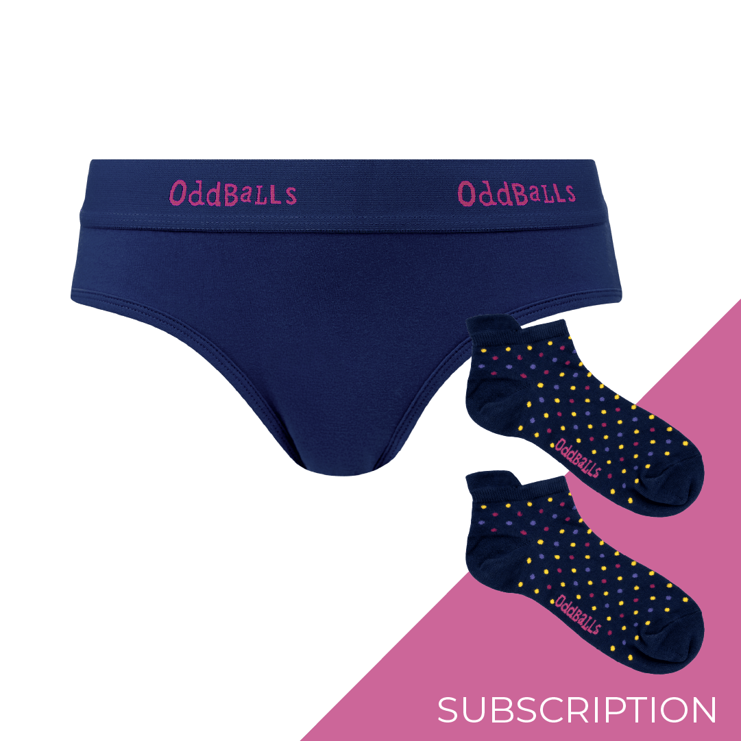 Plain Brief Knickers Subscription 6 Months Prepaid