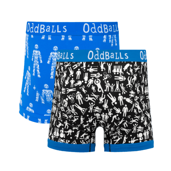 Prostate Cancer UK Bundle - Mens Cotton Boxer Shorts 2 Pack back