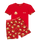 Christmas Puddings - Kids Short Pyjamas Set (T-Shirt & Shorts)