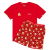 Christmas Puddings - Men's Short Pyjamas Set (T-Shirt & Shorts)