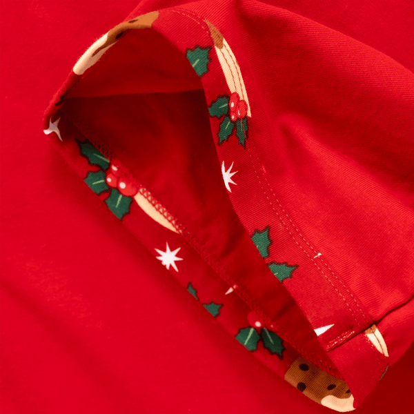 Christmas Puddings - Women's Long Pyjamas Set (T-Shirt & Trousers)