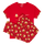 Christmas Puddings - Women's Long Pyjamas Set (T-Shirt & Trousers)