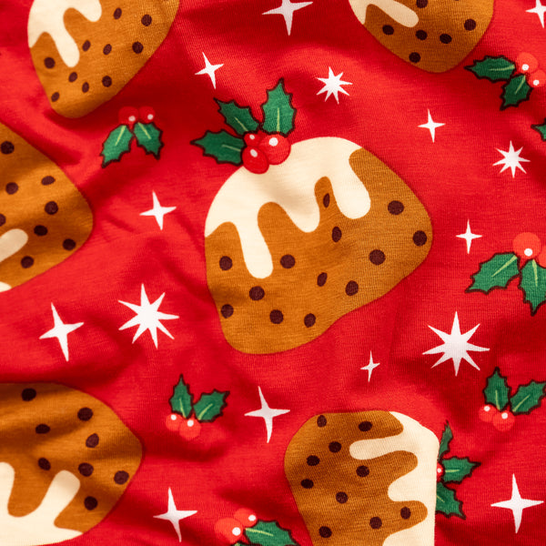Christmas Puddings - Mens Bamboo Boxer Shorts