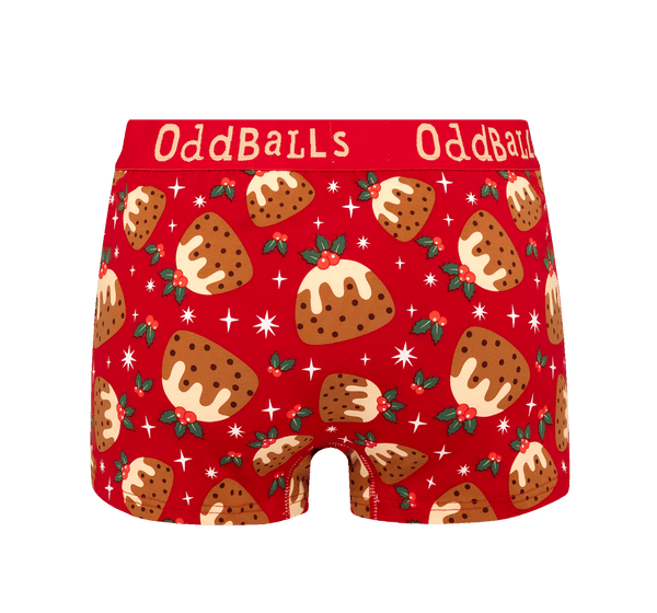Christmas Puddings - Ladies Boxers