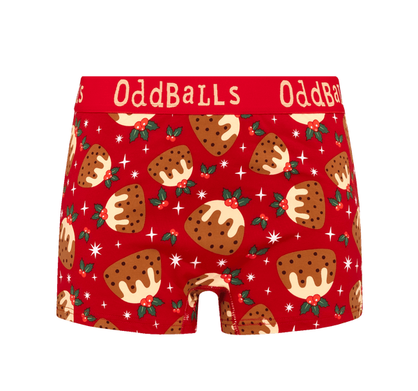 Christmas Puddings - Ladies Boxers