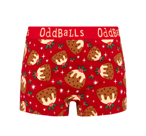 Christmas Puddings - Ladies Boxers