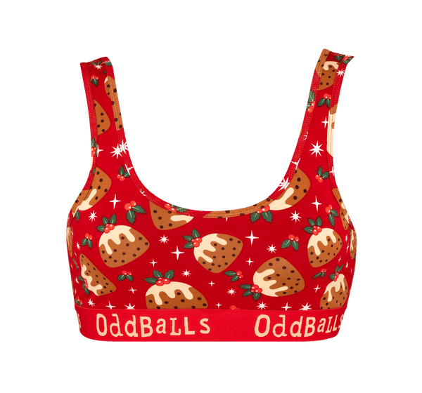 Christmas Puddings - Ladies Bralette
