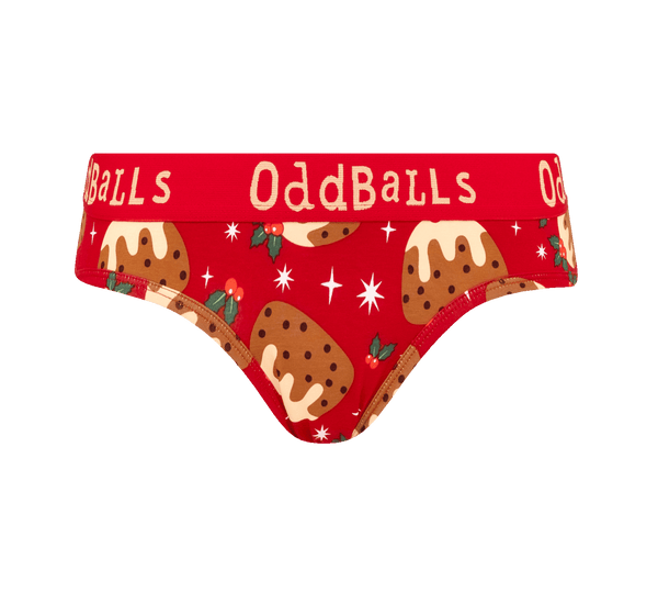 Christmas Puddings - Ladies Briefs