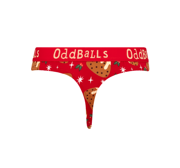 Christmas Puddings - Ladies Thong