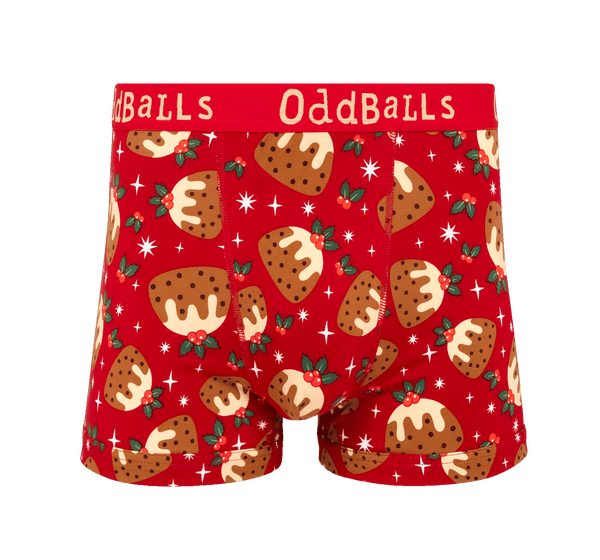 Christmas Puddings - Mens Boxer Shorts