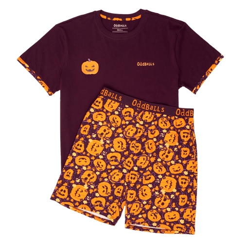 Pumpkins - Men's Short Pyjamas Set (T-Shirt & Shorts)