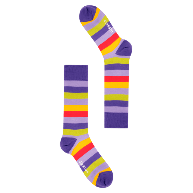 Purple Stripes - Socks
