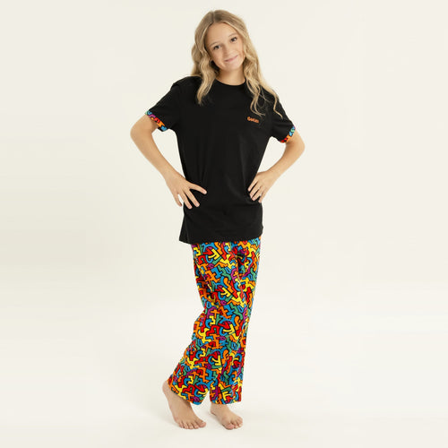 Puzzle - Kids Long Pyjamas Set (T-Shirt & Trousers)