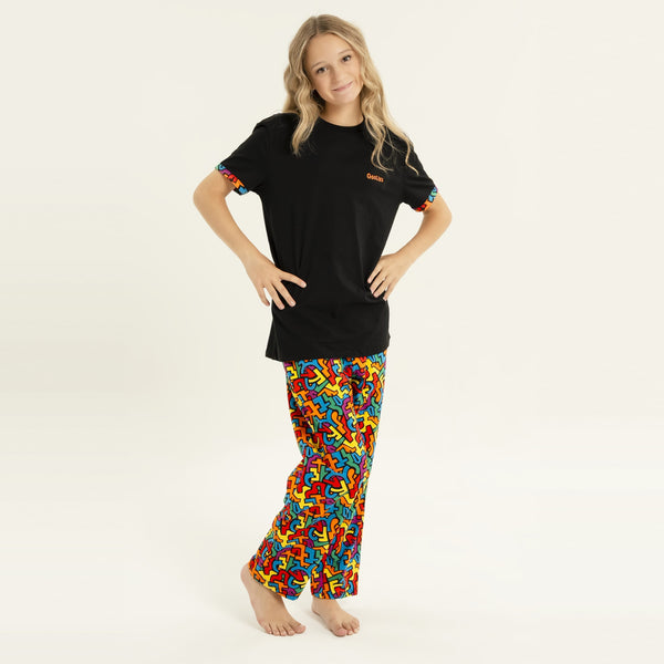 Puzzle - Kids Long Pyjamas Set (T-Shirt & Trousers)