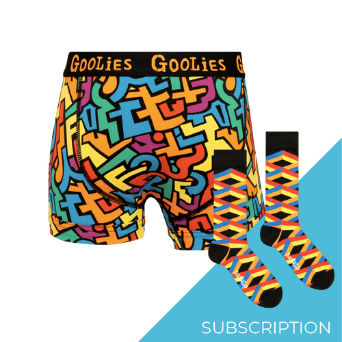 Goolies' Boys Boxer Shorts Subscription - 6 Months Prepaid (Free Socks + Free Delivery!)