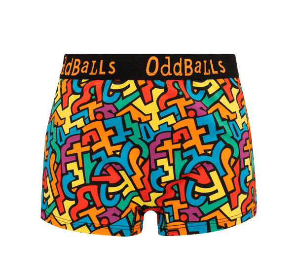 Women's Patterned Cotton Boxer Shorts Subscription - Monthly (Free Socks + Free Delivery!)