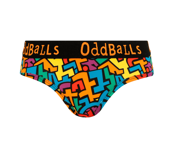 Women's Patterned Brief Knickers Subscription - 6 Months Prepaid (Free Socks + Free Delivery!)