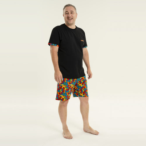 Puzzle - Men's Short Pyjamas Set (T-Shirt & Shorts)