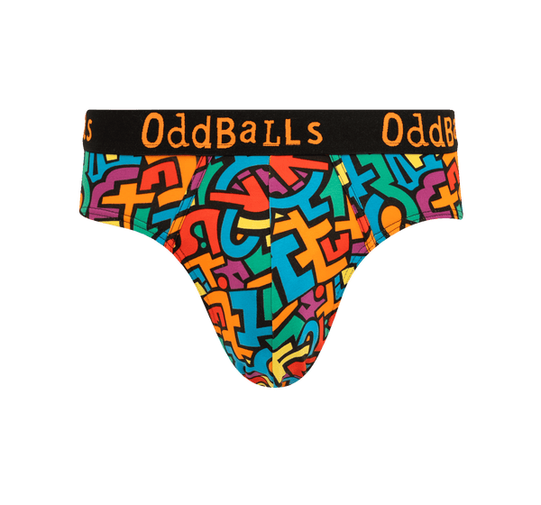 Men's Patterned Cotton Briefs Subscription - Monthly (Free Socks + Free Delivery + Free Delivery!)