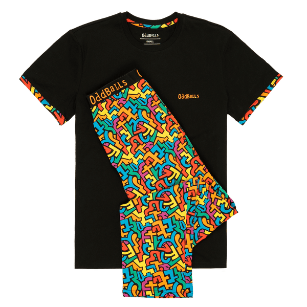 Puzzle - Men's Long Pyjamas Set (T-Shirt & Trousers)