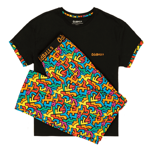 Puzzle - Women's Long Pyjamas Set (T-Shirt & Trousers)