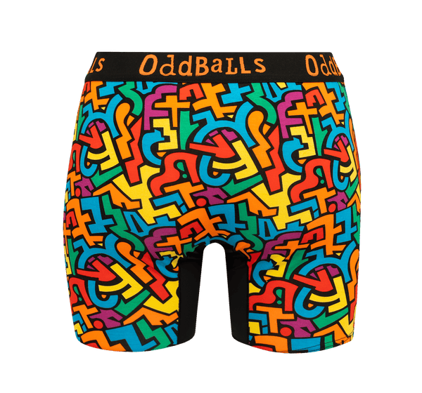 Puzzle - Ladies Bamboo Boxer Shorts