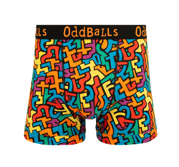 Puzzle Bundle - Mens Cotton Boxer Shorts 2 Pack & Matching Socks